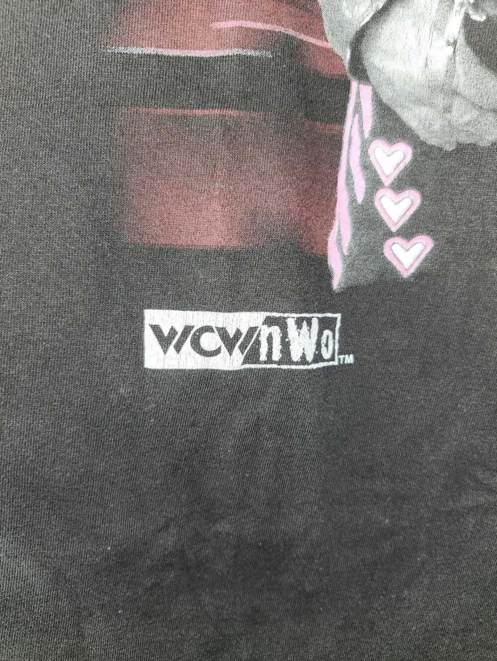 1998 BRET HART NWO WCW VINTAGE TSHIRT - Picture 4 of 6
